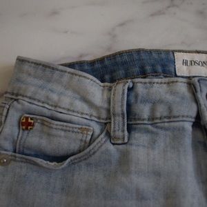 Hudson Denim Ripped Shorts